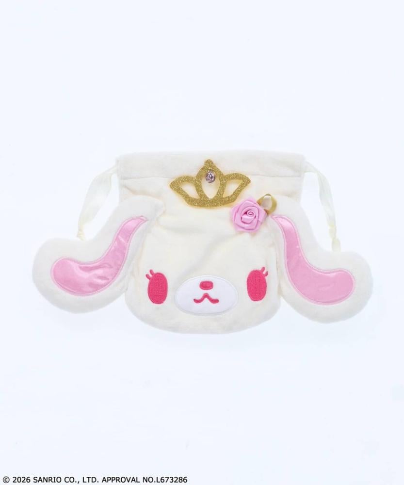 حقيبة برباط فرو شوقر مينويت فرو فلوكي | Sugar Minuet Fluffy Drawstring Pouch