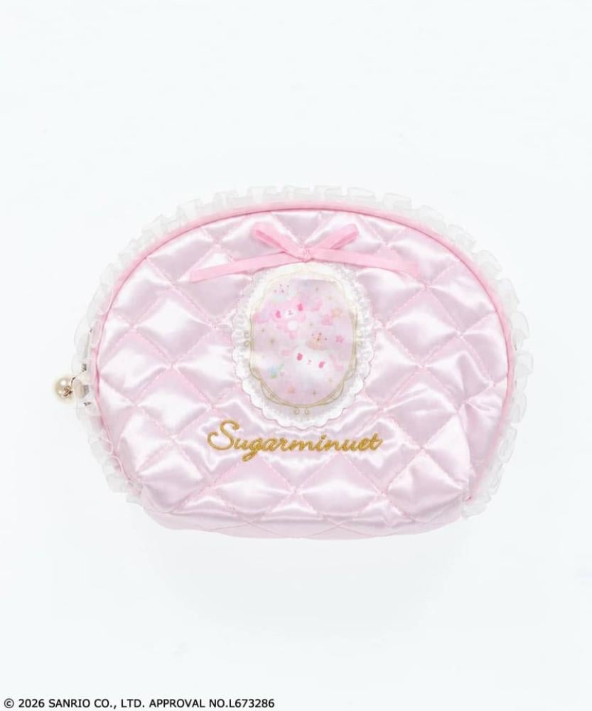 حقيبة دائرية مبطنة شوقر مينويت | Sugar Minuet Quilted Round Pouch