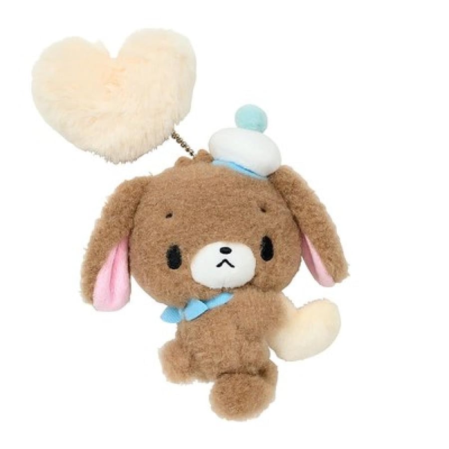 ميدالية كوروسا من شوقر بانيز | Sanrio Mascot Holder (Heisei Born Character Fluffy Heart) Sugar Bunnies ( Kurosa)