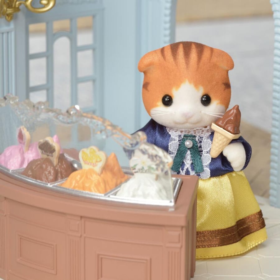 سلفانيان فاميليز متجر الجيلاتو والايسكريم | Sylvanian Families Town Series Creamy Gelato Shop