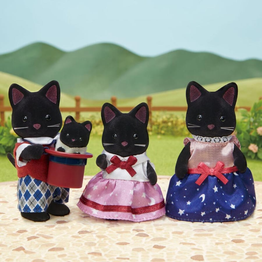 سلفانيان فاميليز عائلة القط الاسود | Sylvanian Families Midnight Cat Family
