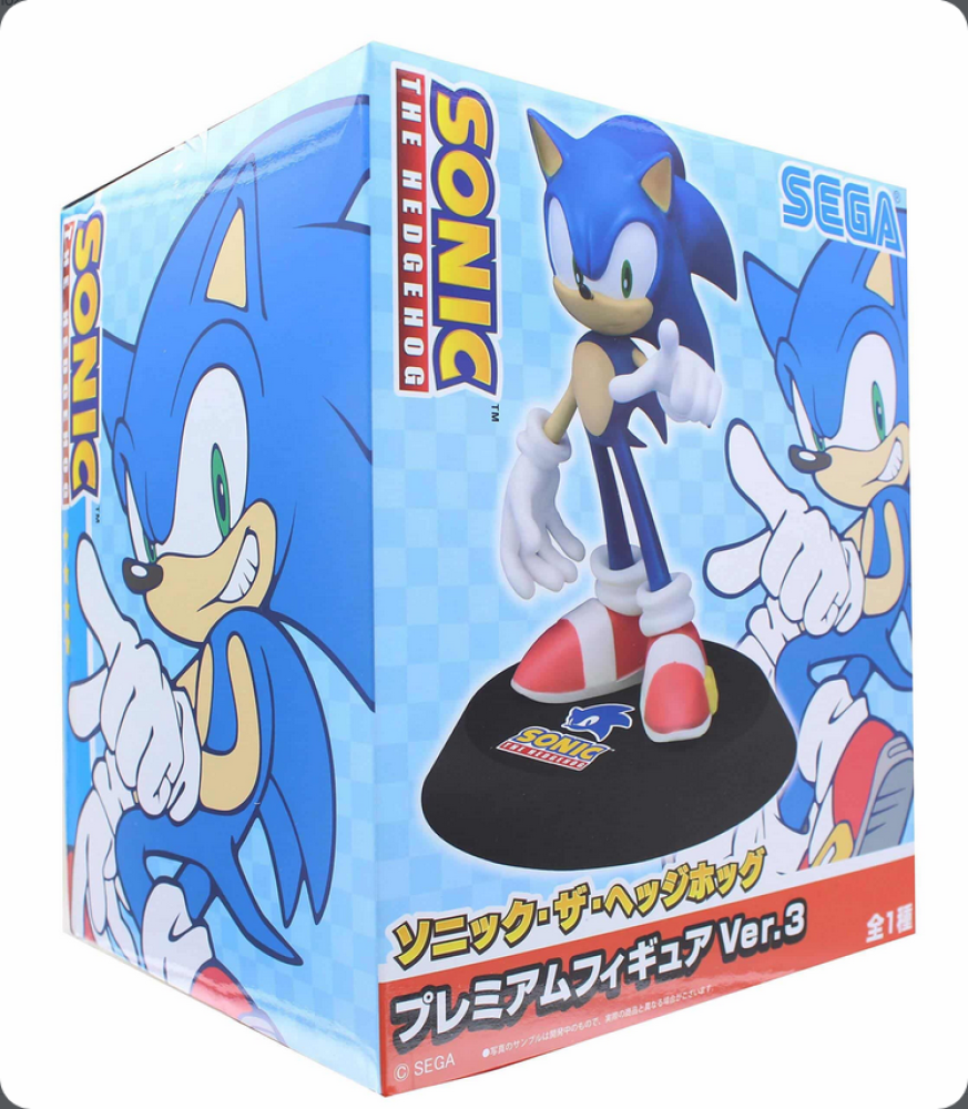 مجسم سونيك بريميوم النسخة الثالثه | Sonic the Hedgehog – Premium Figure Ver.3