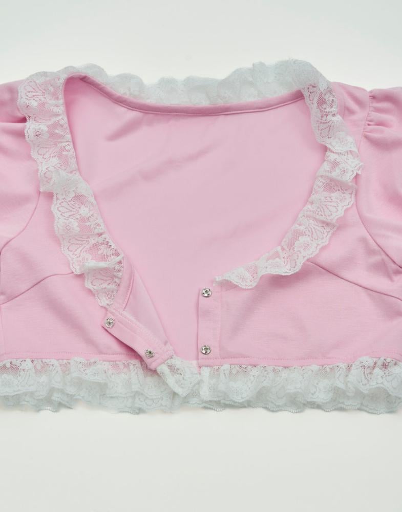 توب و كارديغان Avenchumu (26 August collection) | Avenchumu – Lacy heart camisole ＆ cardigan ensemble (26 August collection)