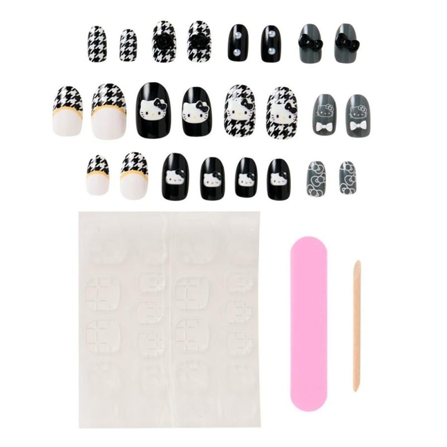 هيلو كيتي – أظافر بألوان أحادية | Hello Kitty Nail Tips - Monotone (Sanrio Closet Collection)