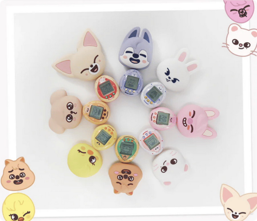 ستراي كيدز x تاماقوتشي |  STRAY KIDS - SKZOO X TAMAGOTCHI OFFICIAL MD TAMAGOTCHI & CASE SET