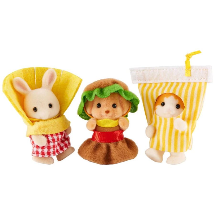سلفانيان فاميليز مجموعة البرقر | Sylvanian Families Baby Trio Hamburger Set