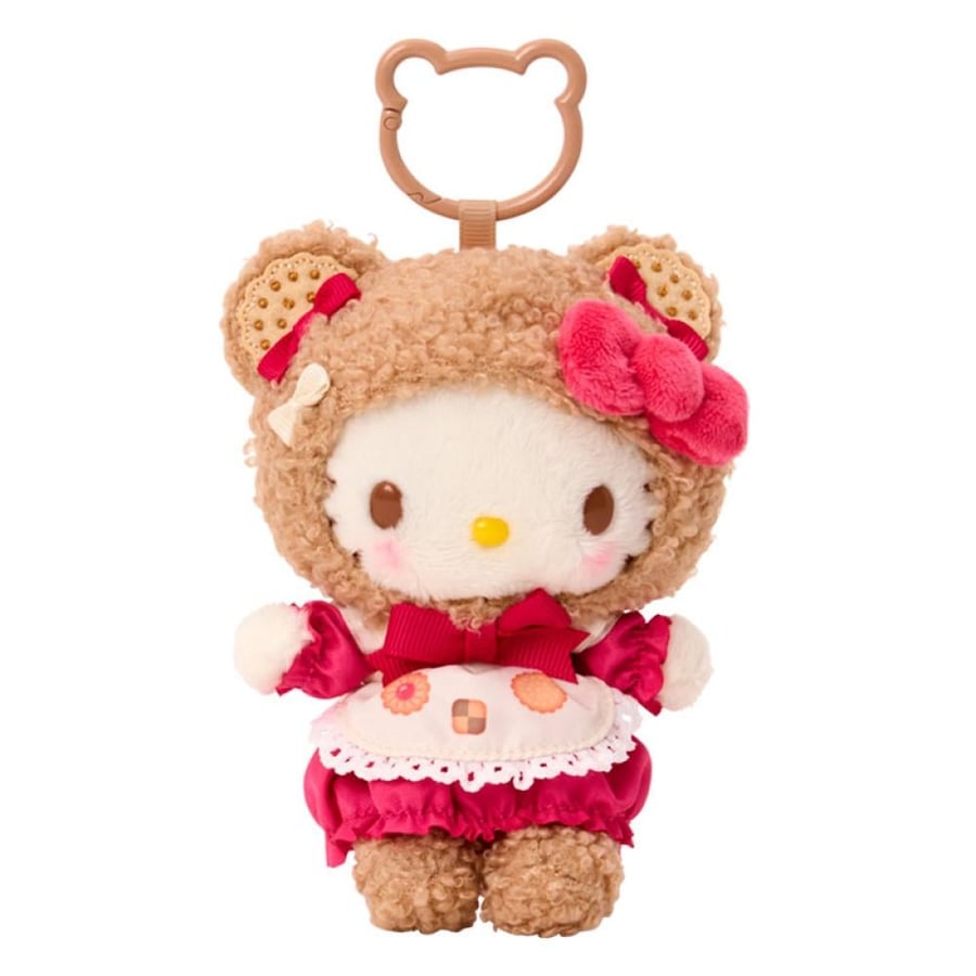هيلو كيتي – دمية بحامل معدني (دب الكوكيز) | Hello Kitty – mascot holder (cookie fluffy bear)