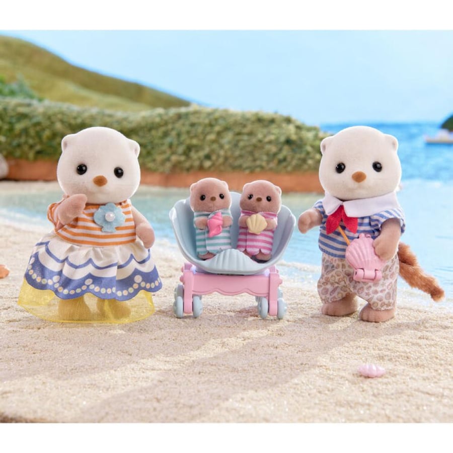 سلفانيان فاميليز عائلة ثعالب البحر |  Sylvanian Families Sea Otter Family set