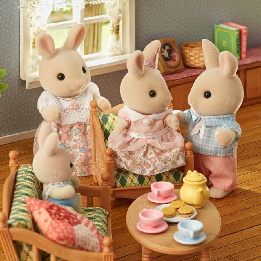 سلفانيان فاميليز عائلة الارنب الحليبي | Sylvanian Families Milk Rabbit Family