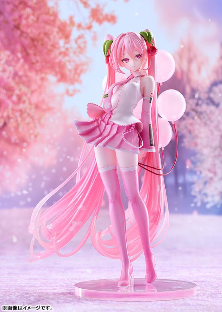 مجسم هاتسوني ميكو – إصدار الساكورا | Hatsune Miku – Sakura Miku figure