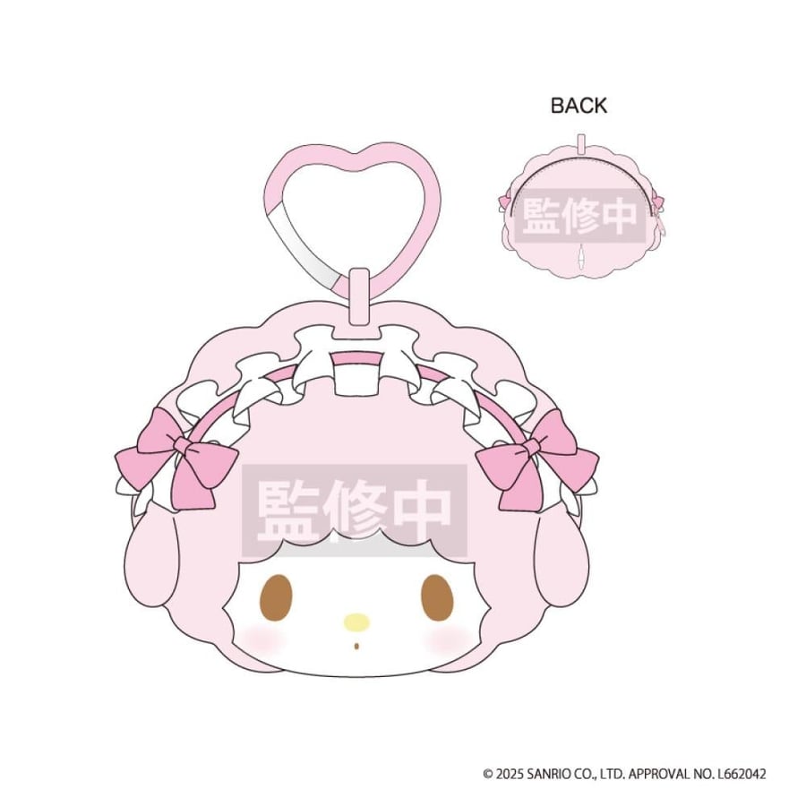 سانريو ماي سويت بيانو باوتش صغير | My Sweet Piano_Plush Pouch Pink