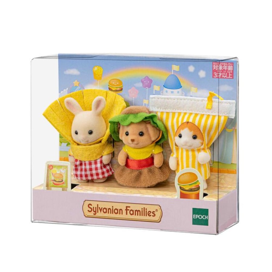 سلفانيان فاميليز مجموعة البرقر | Sylvanian Families Baby Trio Hamburger Set