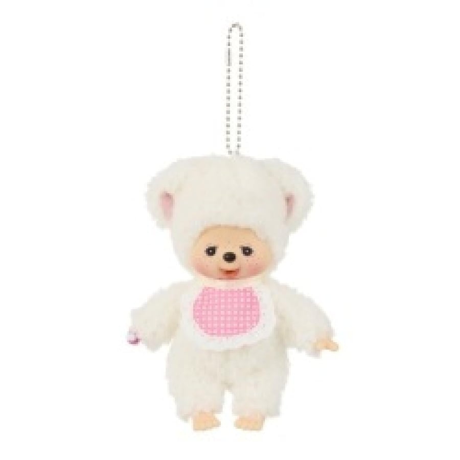 مونتشيتشي دمية مع تعليقة اصدار الدب | Monchhichi Bear Keychain