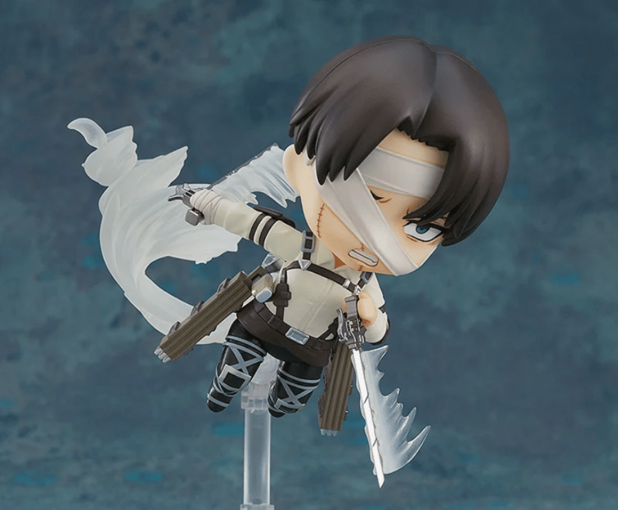 مجسم نندرويد ليفاي من الجزء الاخير 2002 | Nendoroid Levi Ackerman The Final Season Ver.2002