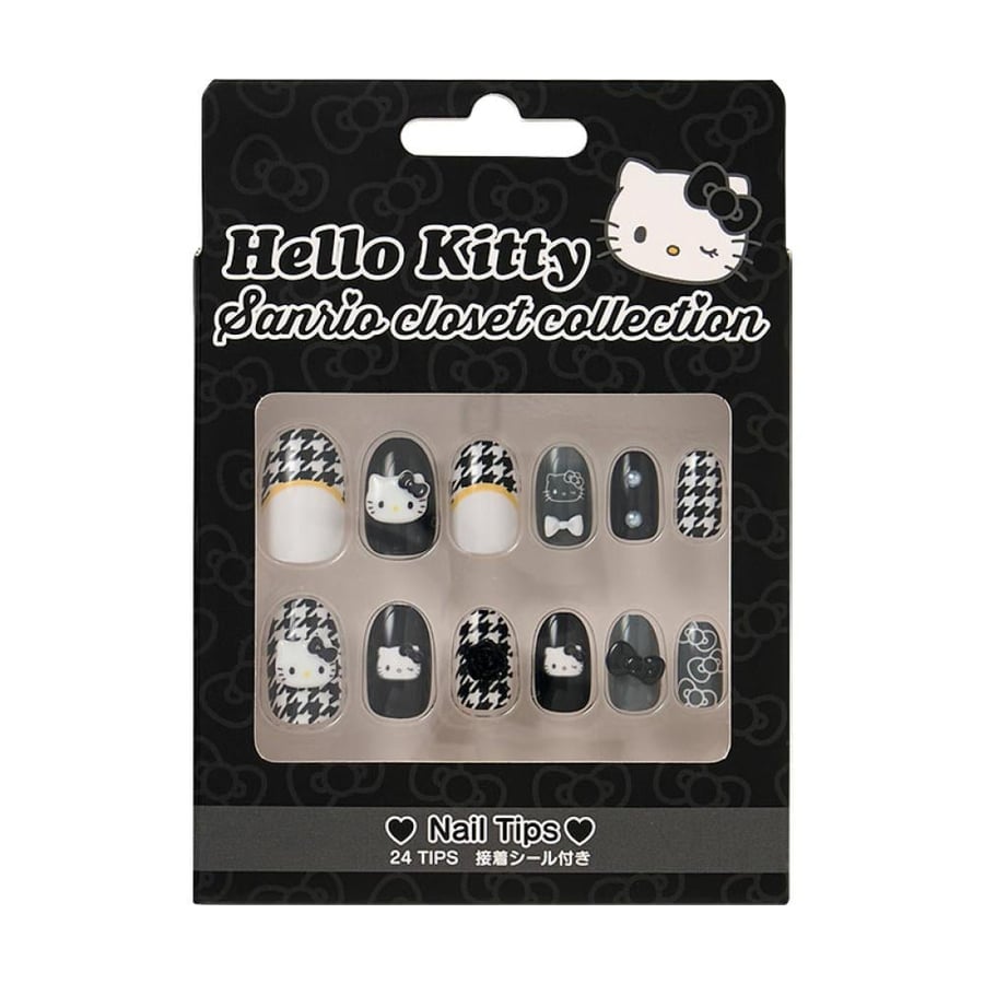 هيلو كيتي – أظافر بألوان أحادية | Hello Kitty Nail Tips - Monotone (Sanrio Closet Collection)