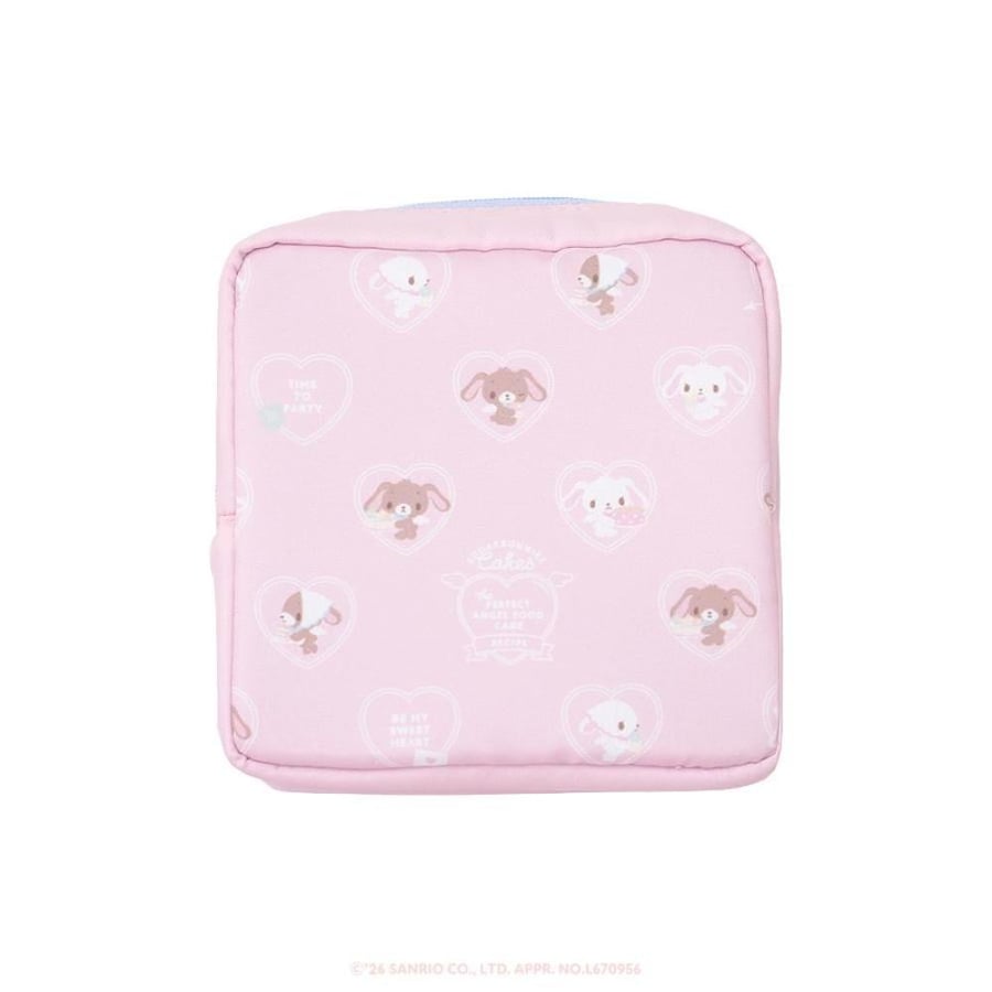 { شوقر بانيز x إيتوال إي غريوت } باوتش مربع |"Sugar Bunny x Etoile et Griotte" Square Pouch