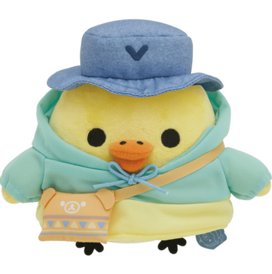 دمية كيروتوري من يرلاكوما اصدار التخييم | Rilakkuma Camping Komorebi-Camp Kiiroitori Stuffed doll