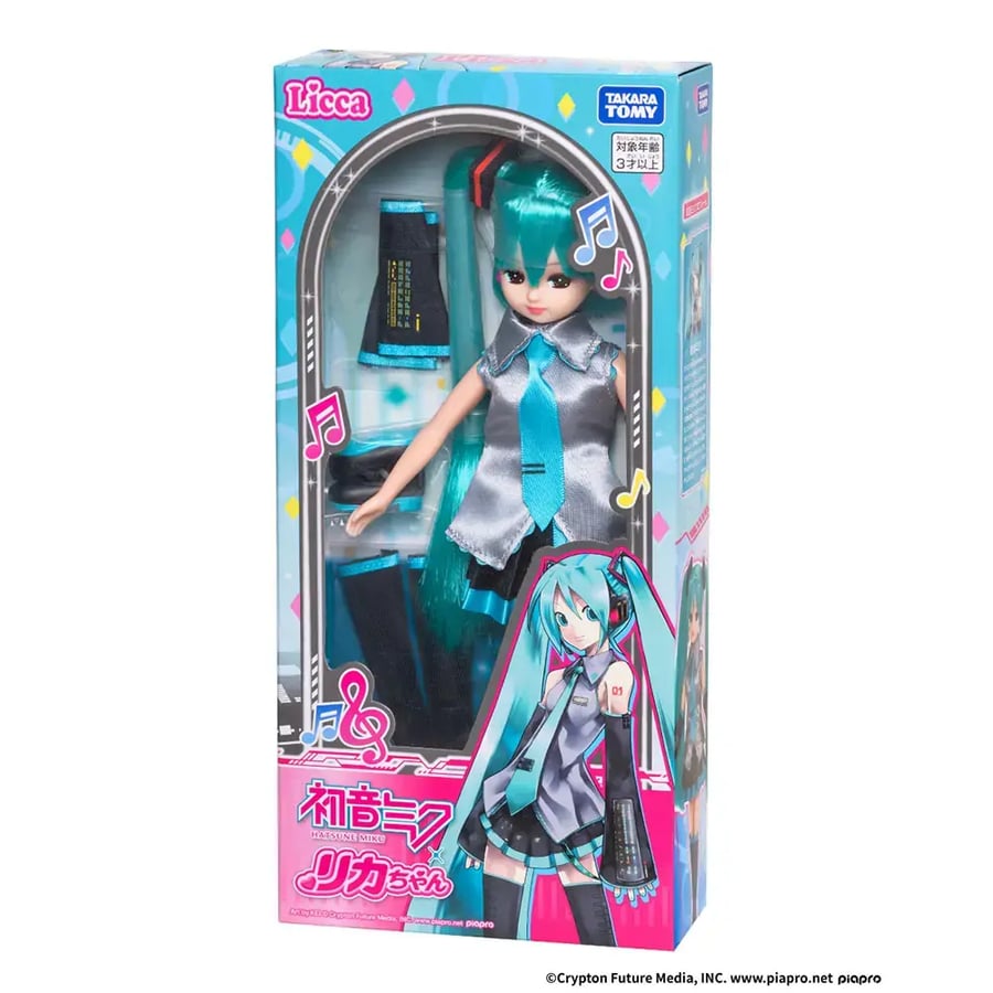 دمية تعاون ليكا تشان × هاتسوني ميكو | Licca chan × Hatsune Miku doll