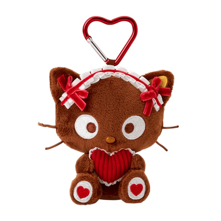 تشوكو كات دمية مع تعليقة معدنية | Mascot holder with carabiner Choco Cat