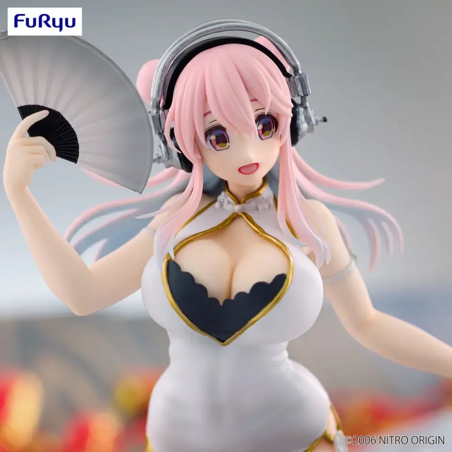 مجسم سوبر سونيكو اصدار الفستان الصيني | SoniComi Super Sonico Trio-Try-iT China Dress ver
