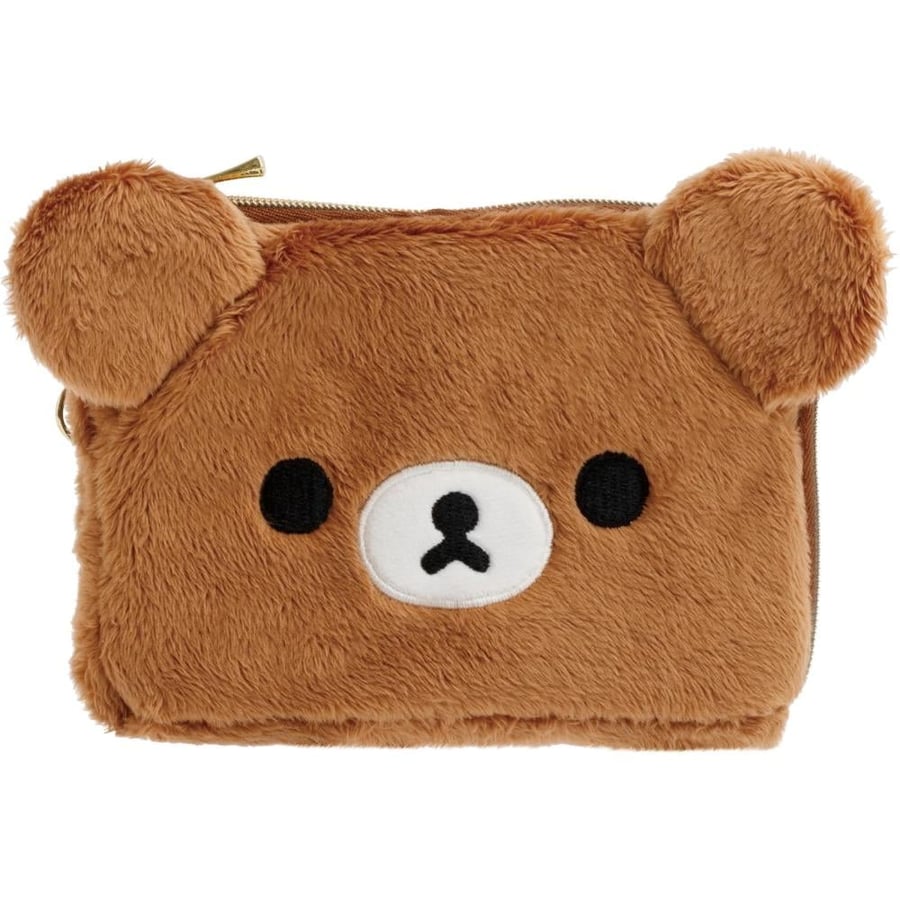 تشيروكوغوما باوتش مع جيب شفاف | Rilakkuma pass case