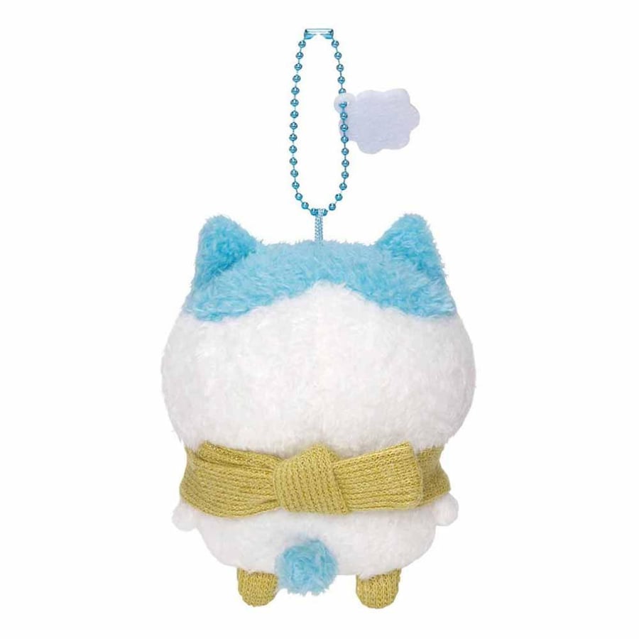 تشييكاوا دمية بحامل معدني – الملابس الدافئة | Chiikawa – warm outfit mascot plushie