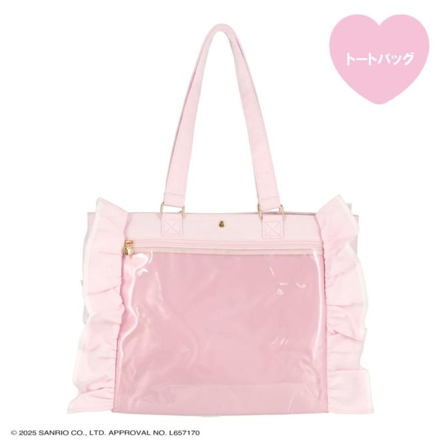 شوبيدو X سانريو حقيبة توت باق ماي ميلودي وكورومي اصدار انجل اند ديفل | My Melody & Kuromi Angel and Devil Series Tote Bag