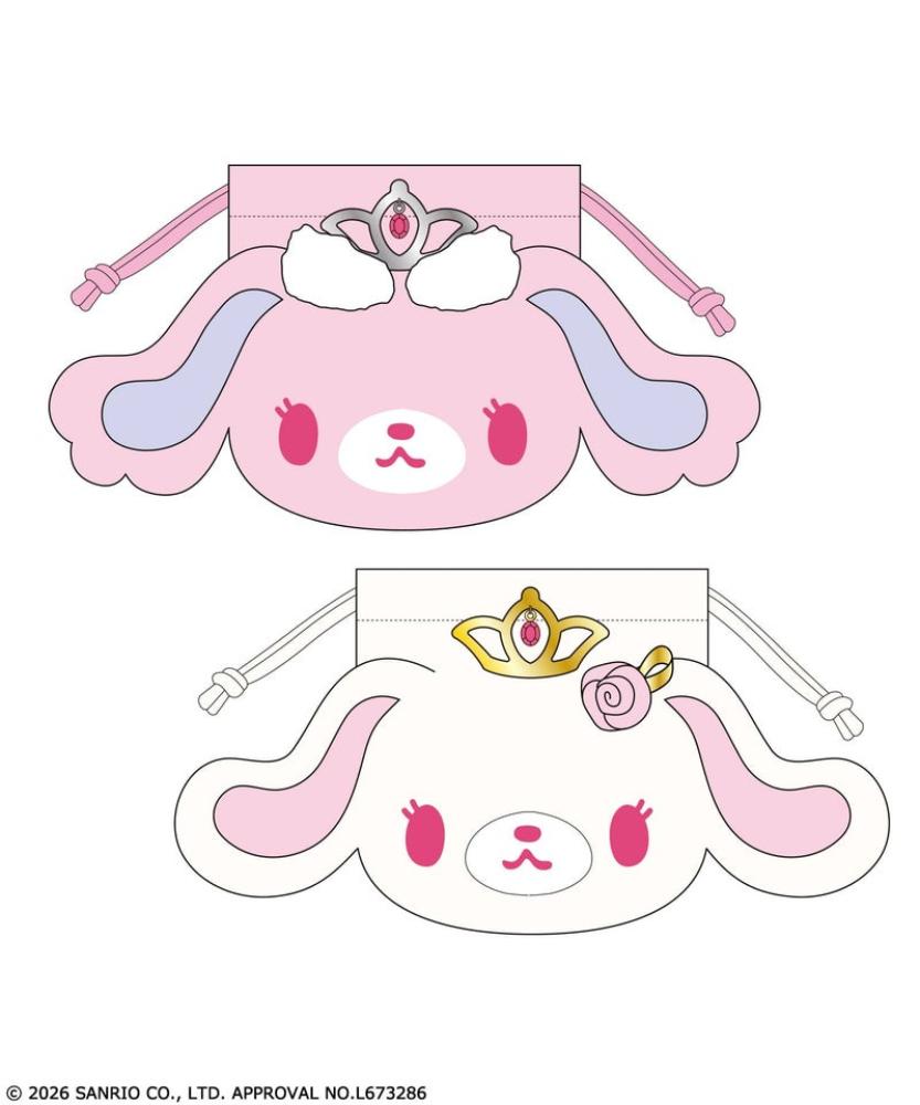 حقيبة برباط فرو شوقر مينويت فرو فلوكي | Sugar Minuet Fluffy Drawstring Pouch