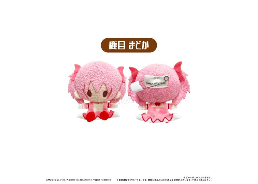 دمى بدبوس – 6 قطع | puella magi madoka magica – plushies with safety pins (6 pcs)