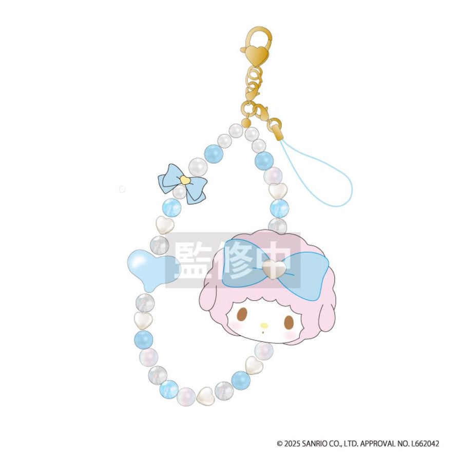 سانريو ماي سويت بيانو ميدالية | My Sweet Piano_Phone Strap with Plush Toy