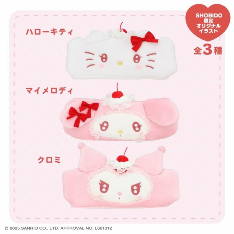 سانريو x شوبيدو ربطة براس اصدار كريمة الكرز | Sanrio Characters Whip Cherry Series Hair Turban