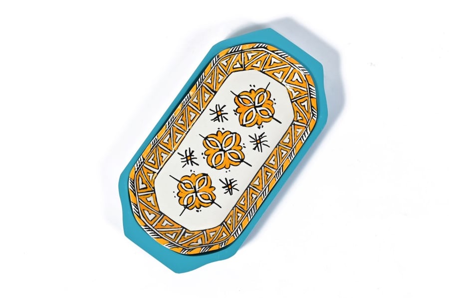 صحون تقديم فخارية