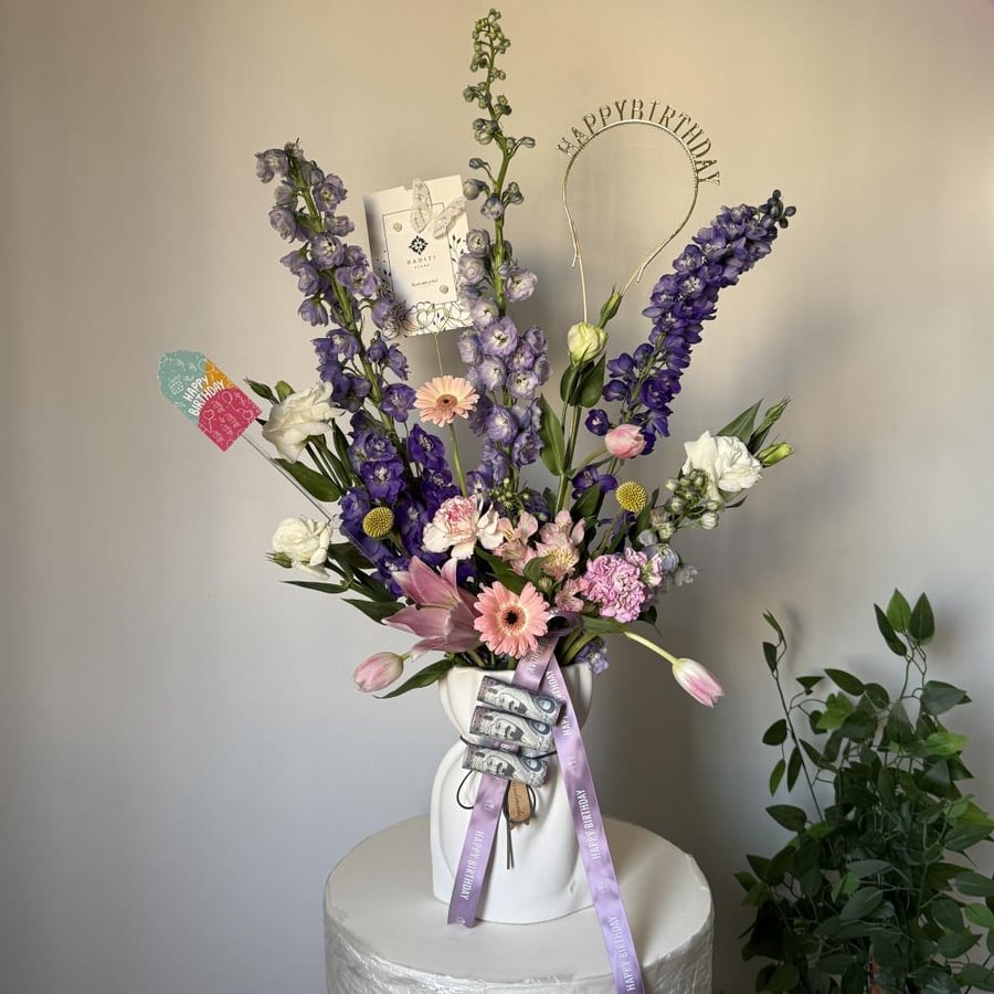 Lilac Bloom vase