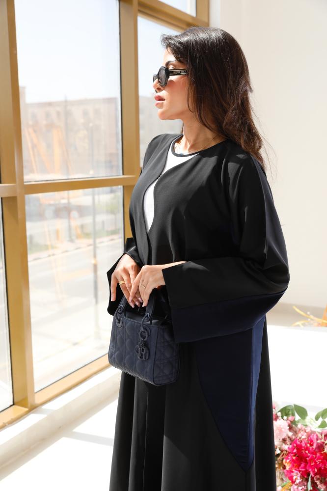 عباية مكس كحلي - Mixed Navy Blue