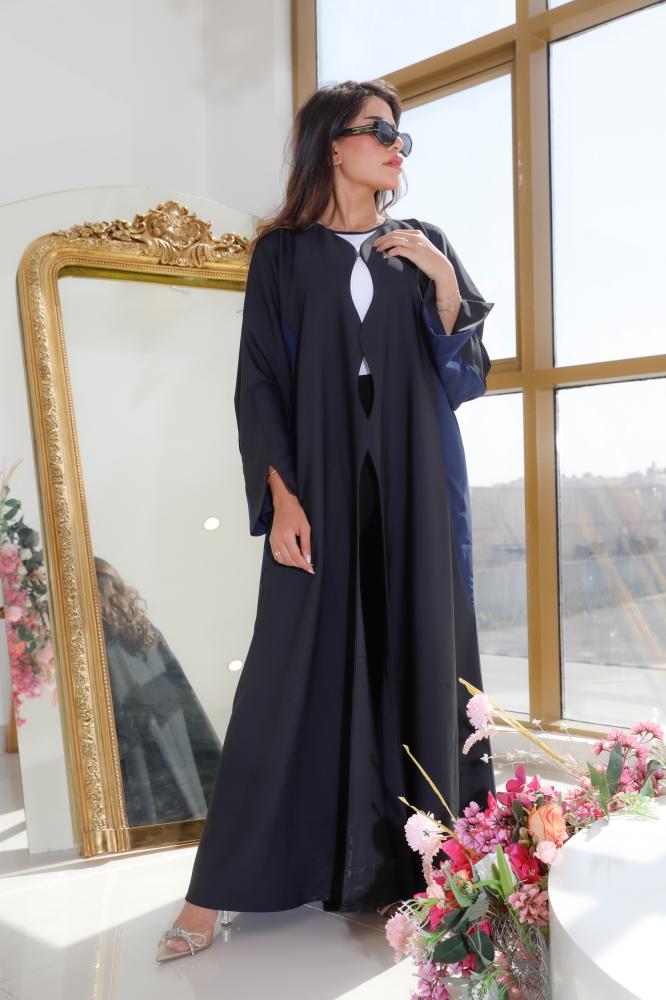 عباية مكس كحلي - Mixed Navy Blue