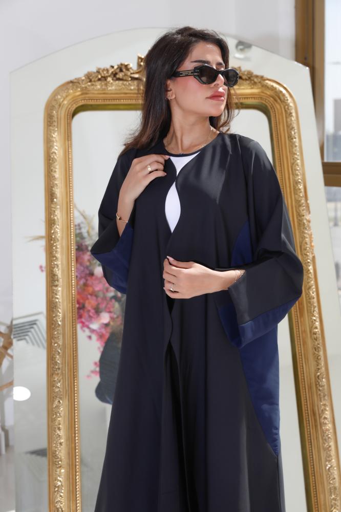 عباية مكس كحلي - Mixed Navy Blue