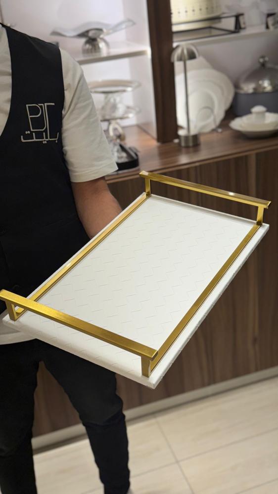 Royal Glory tray white 45 cm W