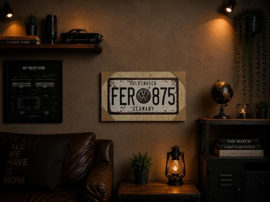 لوحة بشعار فولكس واجن FER 875