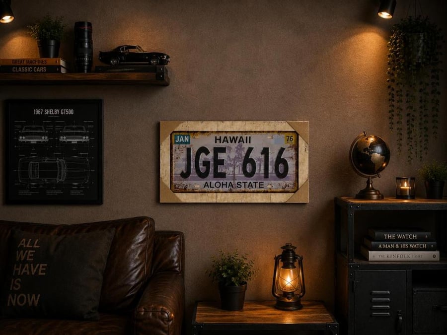 لوحة لمدينة HAWAII  JGE 616