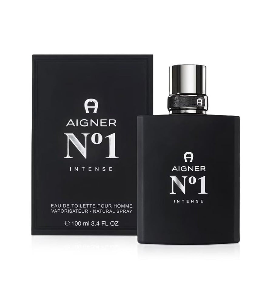 Aigner Number One Intense Black perfume or men's eau de toilette 100ml