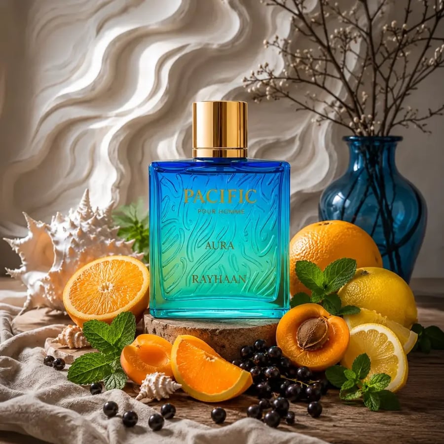 عطر ريحان باسيفيك أورا للرجال، ماء عطر 100 مل
