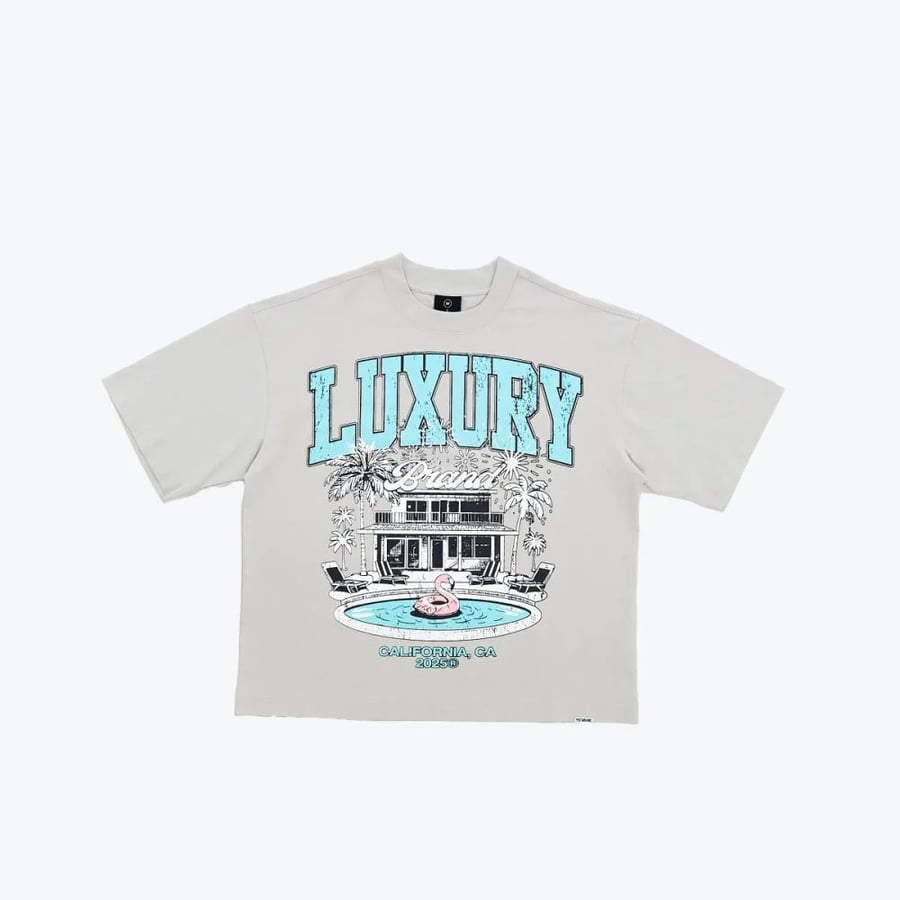 Beige “Luxury” T-Shirt  Boxy fit