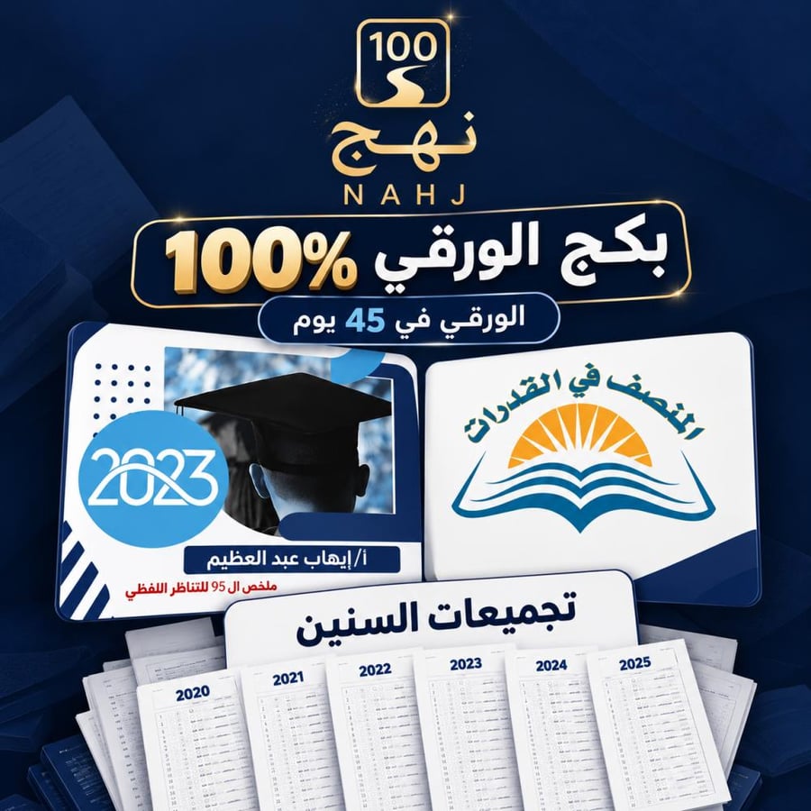 بكج القدرات  ورقي