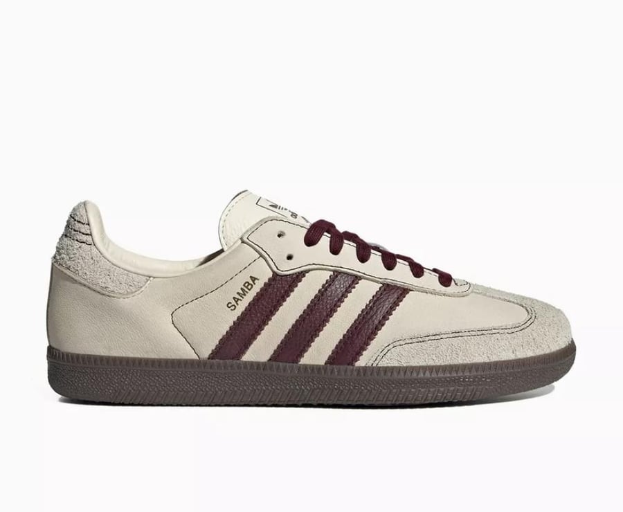 Adidas samba burgundy