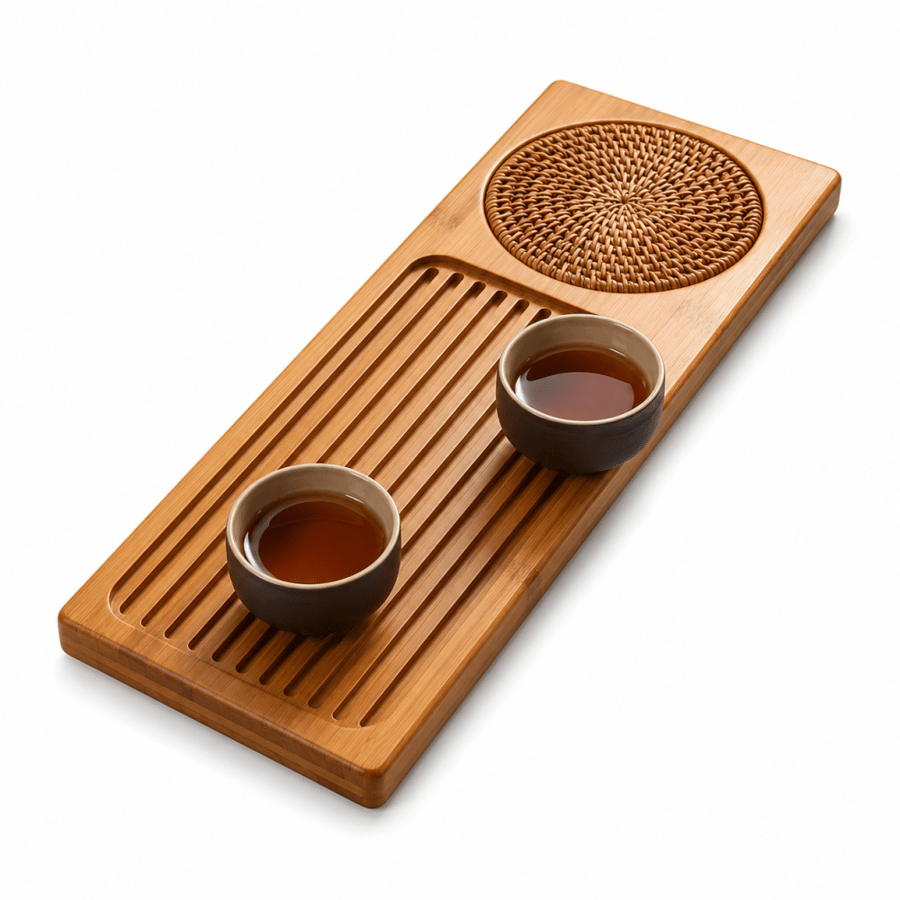 Rectangular tea tray