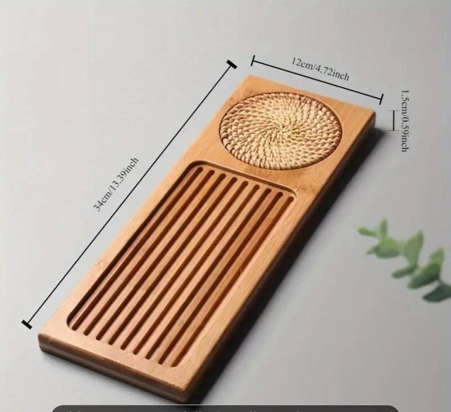 Rectangular tea tray