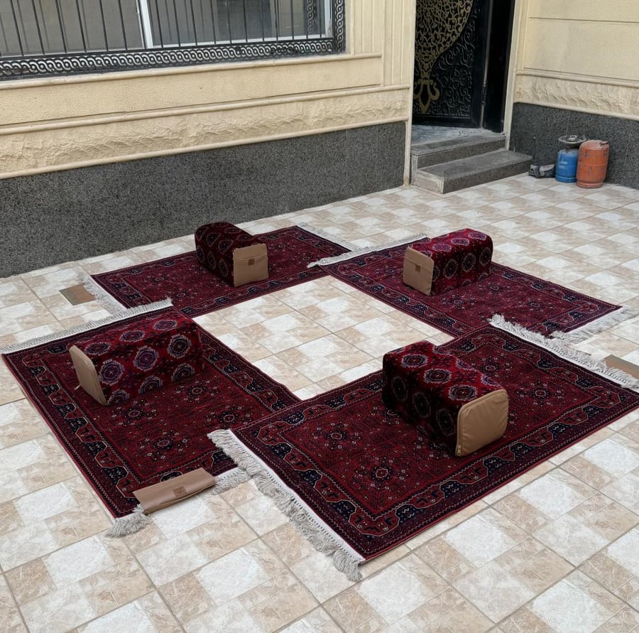 طقم مدات رياش ملبسة