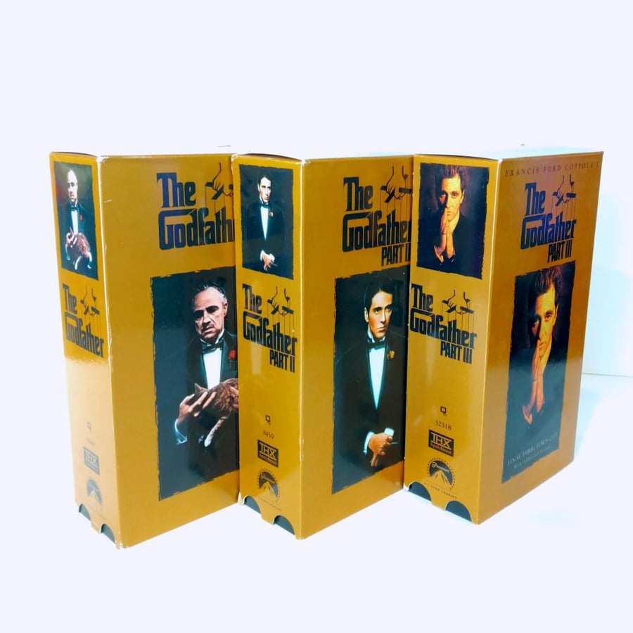 THE GODFATHER VHS COLLECTION