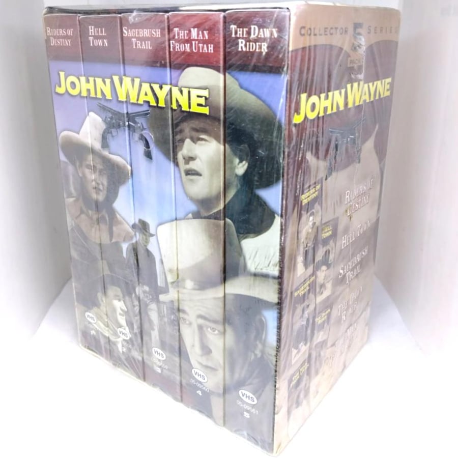 JOHN WAYNE COLLECTION VHS MOVIES