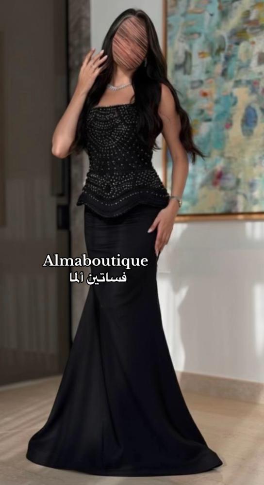 فستان سهره اسود فخم